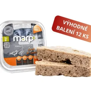 Vrácení Zdarma Marp Natural Plus vanička pro psy s kachnou a husou 12x150g