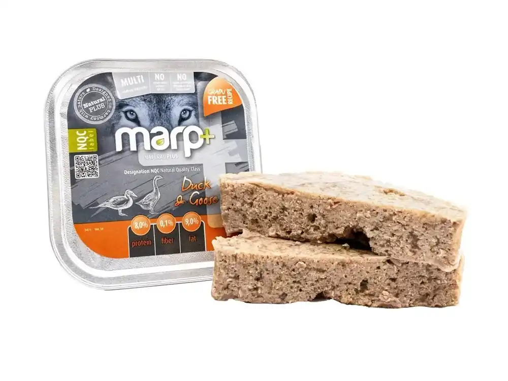 Ihned K Objednání Marp Natural Plus vanička pro psy s kachnou a husou 150g