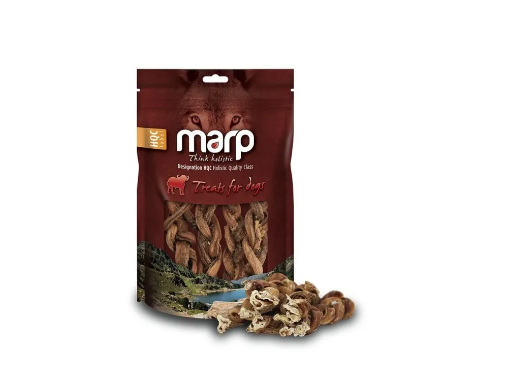 Marp Treats Buffalo Braided Stick - sušený zapletený penis 150g Vysoce Kvalitní