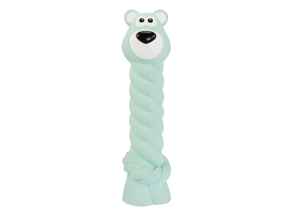 Medvídek s latexovým lanem a chroupacím zvukem 15 cm, latex HipHop Ihned K Objednání