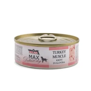 Akční Nabídka MAX Deluxe Dog krůtí svalovina, konzerva 80 g