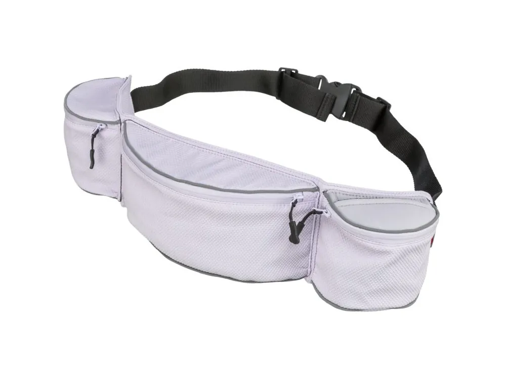 Omezená Nabídka Maxi ledvinka pro pejskaře Trixie BAGGY Belt 44x33x18 cm/pas 62-125 cm, žlutá/šedomodrá/lila - LIMITOVANÁ NABÍDKA