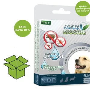 Autentický Max Biocide Spot-on Dog XXL repelentní kapsle, pes 3 x 3 ml (12 ks) SLEVA 10 % !CZ!