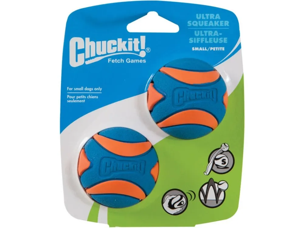 Levný Míček Ultra Squeaker Ball Small 5 cm - 2 na kartě