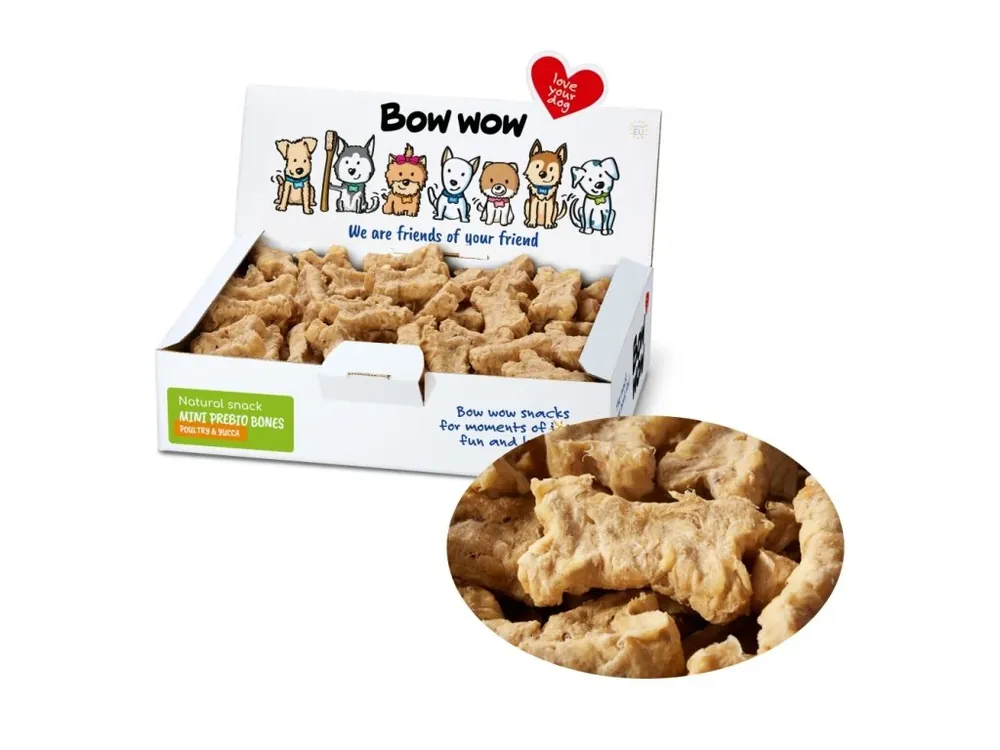 Mini natural Prebio kostičky drůbeží a juka 900 g Sezónní Sleva