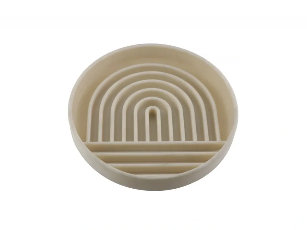 Miska Huhubamboo protihltací béžová průměr 19,8cm Časově Omezené