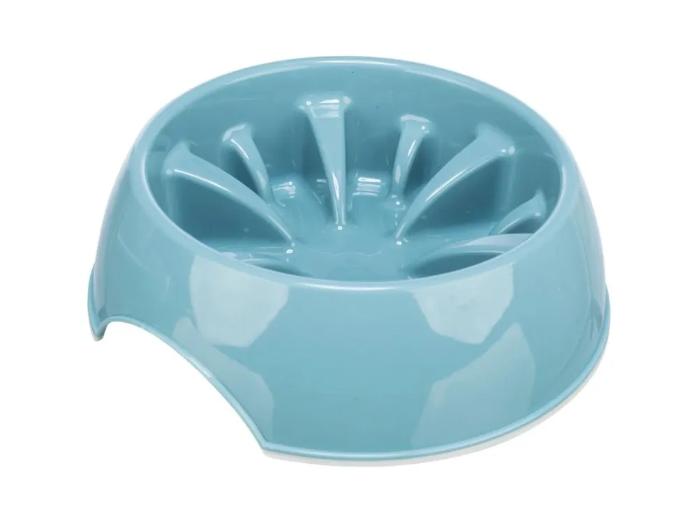 Miska k pomalému krmení, design slunečnice, plast/TPR Autentický