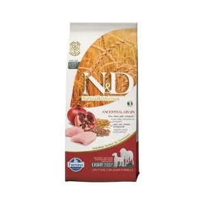 N&D LG DOG Light M/L Chicken&Pomegranate 12kg Nakupujte Hned