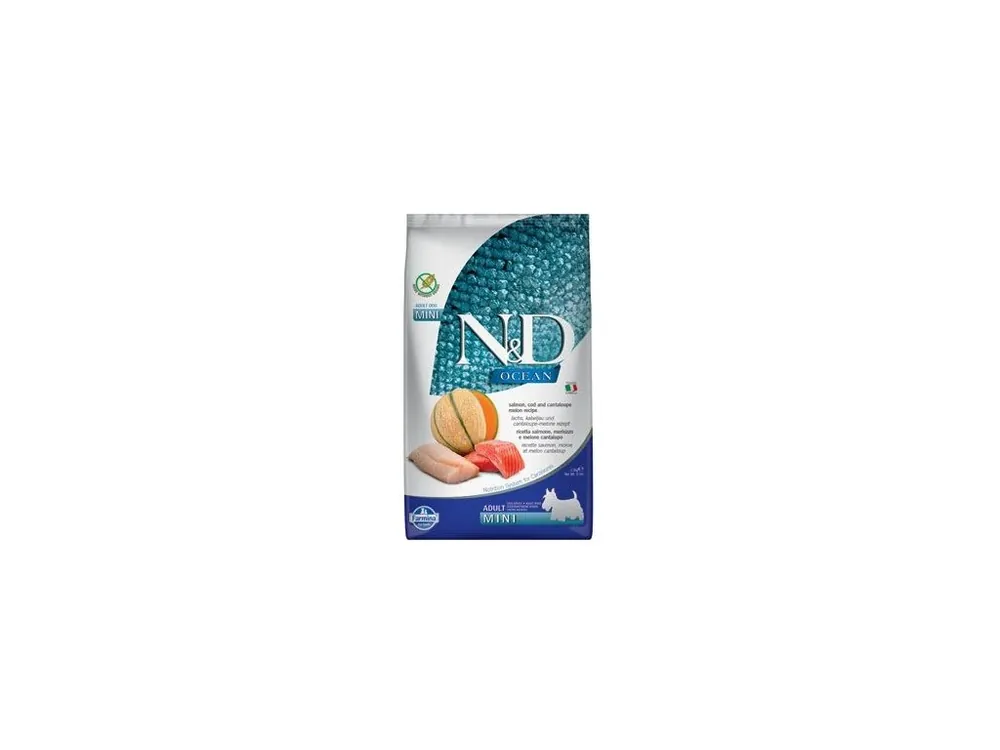 N&D OCEAN DOG Adult Mini Salmon & Cod & Melon 2,5kg Must-Have