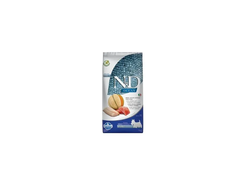 N&D OCEAN DOG Adult Mini Salmon & Cod & Melon 7kg Nízká Cena