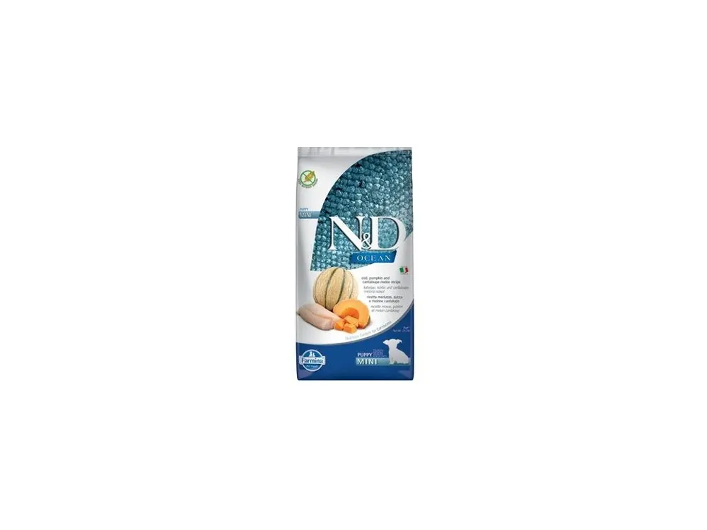 Ověřený N&D OCEAN DOG Puppy Mini Codfish & Pumpkin & Melon 7kg