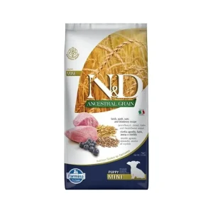 N&D ANCESTRAL GRAIN Dog LG Lamb, Spelt, Oats & Blueberry Puppy Mini 7 kg Objednat Nyní