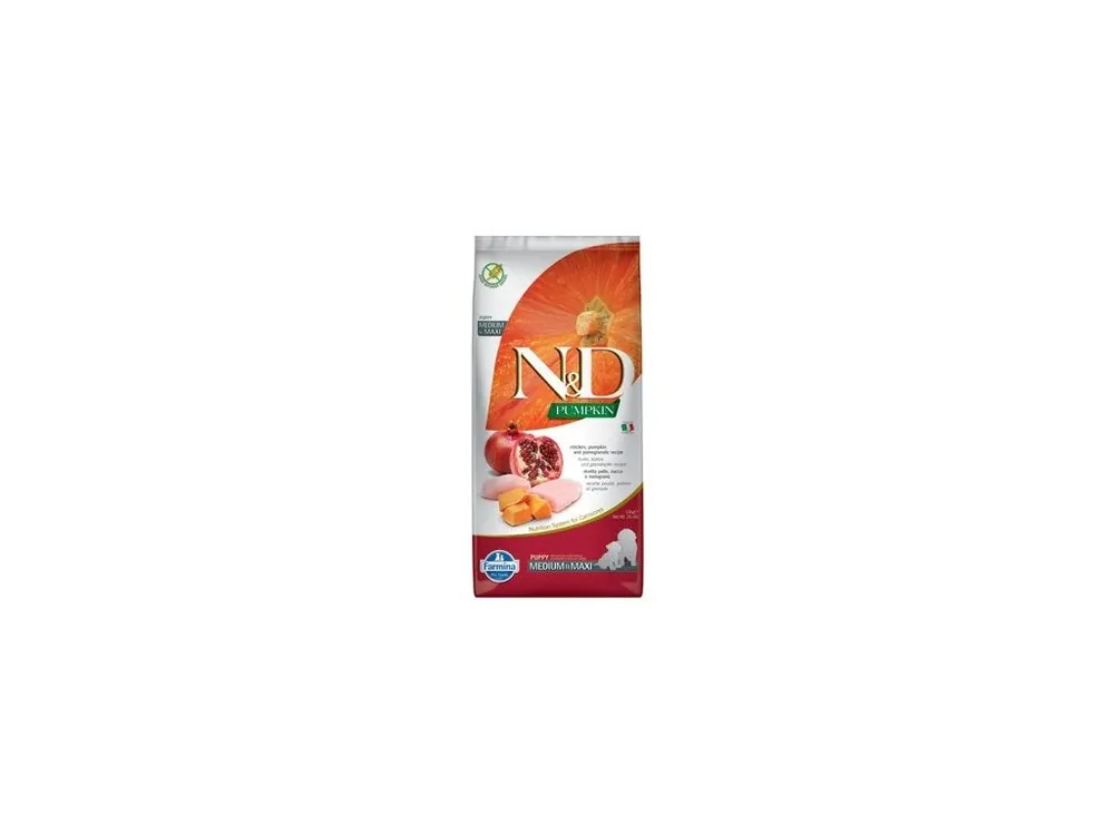 N&D Pumpkin DOG Puppy M/L Chicken & Pomegranate 12kg Top Prodej