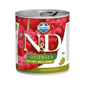 N&D QUINOA Dog konz. Duck & Coconut 285 g Ihned K Objednání