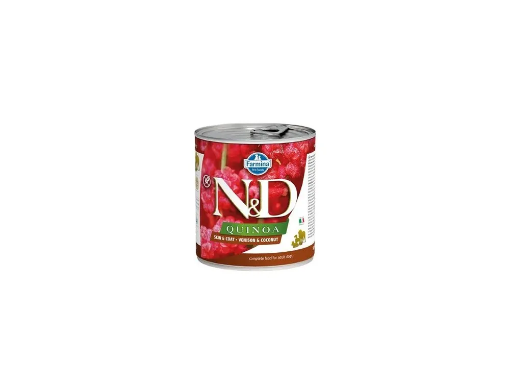 N&D QUINOA Dog konz. Venison & Coconut 285 g Koupit Online