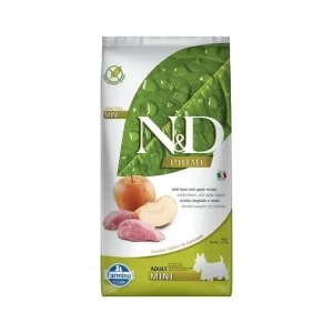 N&D PRIME Dog GF Wild Boar & Apple Adult Mini 7 kg Omezená Nabídka