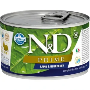 N&D PRIME Dog konz. Lamb & Blueberry Mini 140 g Autentický