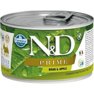 Kup Teď N&D PRIME Dog konz. Wild Boar & Apple Mini 140 g