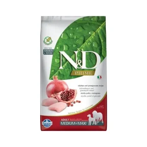 Super Cena N&D PRIME DOG Puppy M/L Chicken & Pomegranate 2,5kg