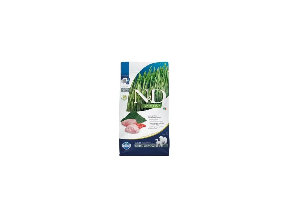N&D SPIRULINA DOG Adult M/L Lamb & Wolfberry 2kg Cenová Bomba