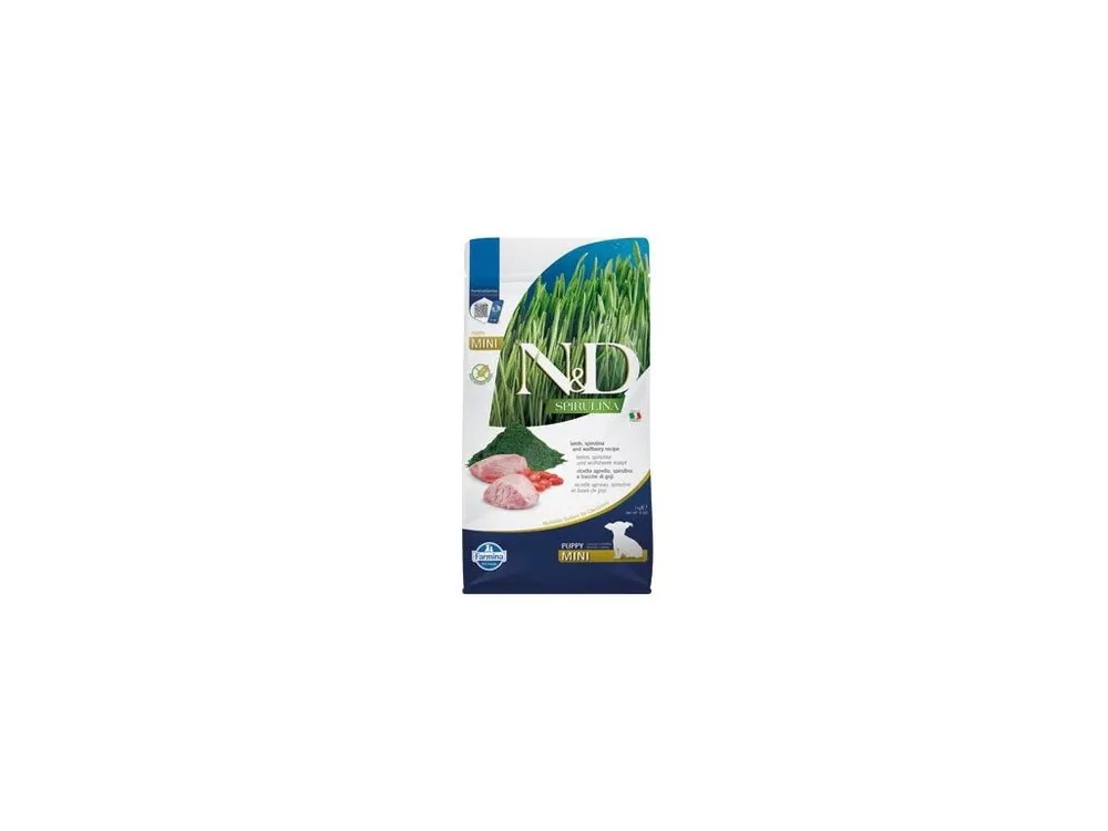 N&D SPIRULINA DOG Puppy Mini Lamb & Wolfberry 2kg Výhodná Nabídka