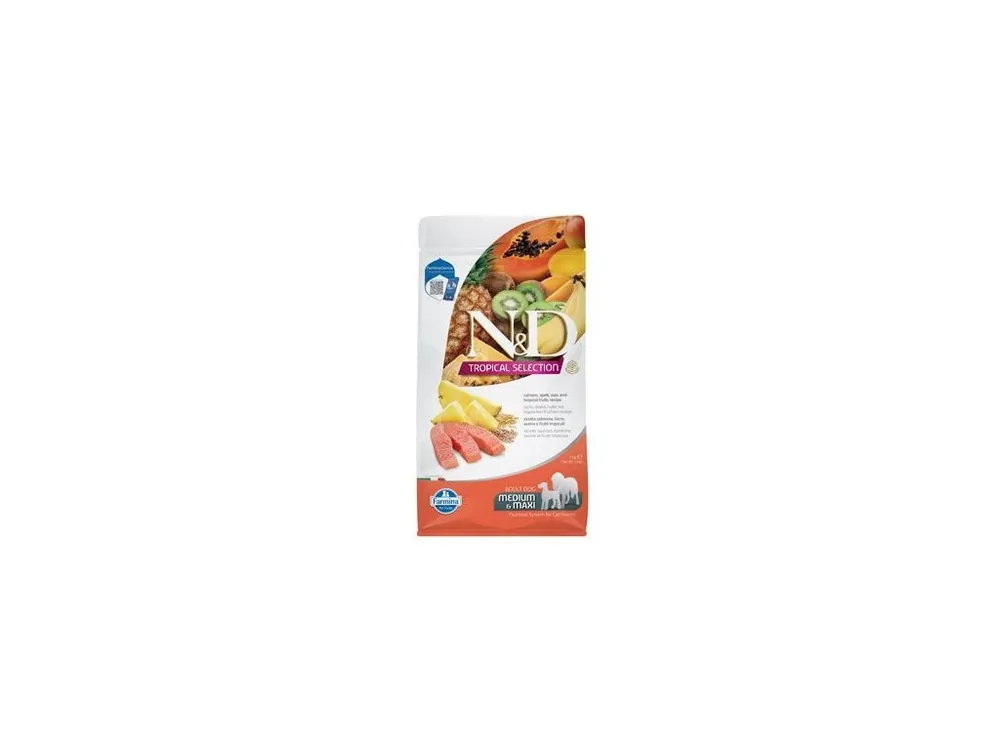 N&D TROPICAL SELECTION DOG Adult M/L Salmon 2kg Speciální Cena