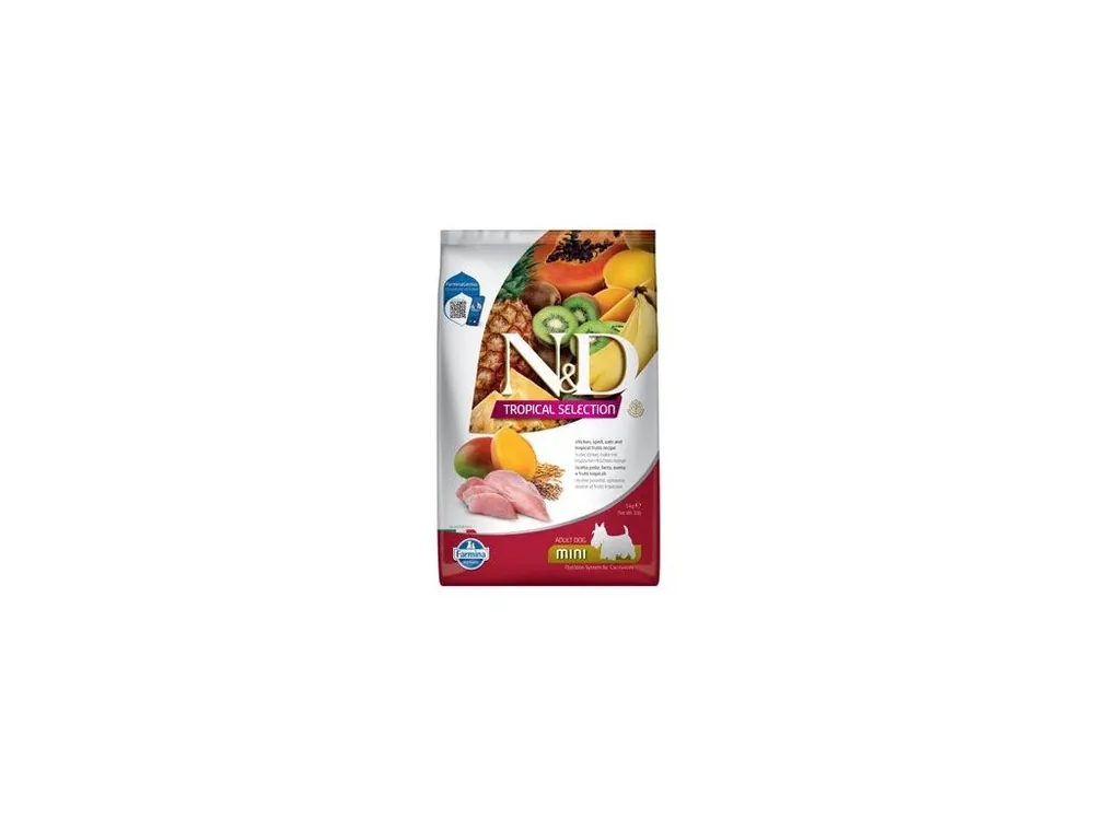 Oblíbený N&D TROPICAL SELECTION DOG Adult Mini Chicken 5kg