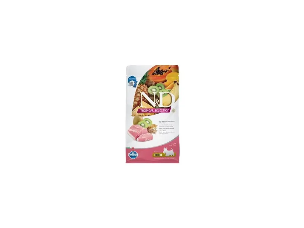 N&D TROPICAL SELECTION DOG Adult Mini Pork 1,5kg Odeslání Ihned