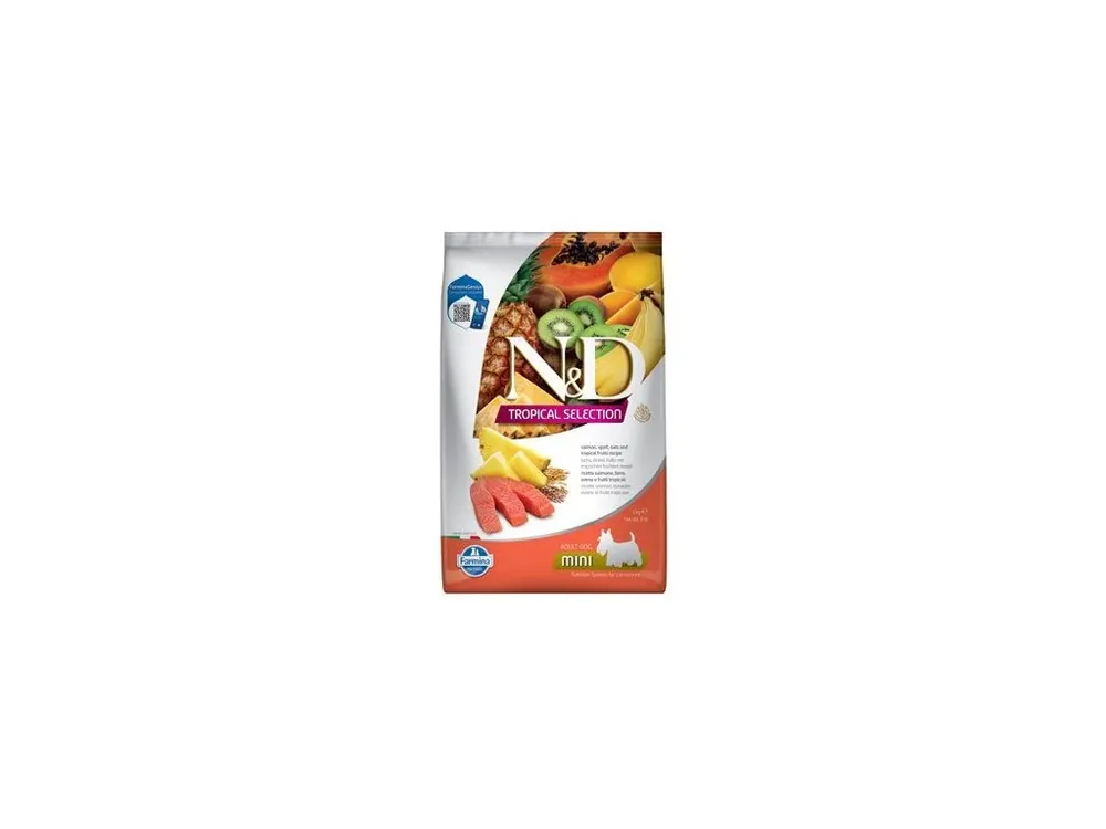 N&D TROPICAL SELECTION DOG Adult Mini Salmon 5kg Výprodej