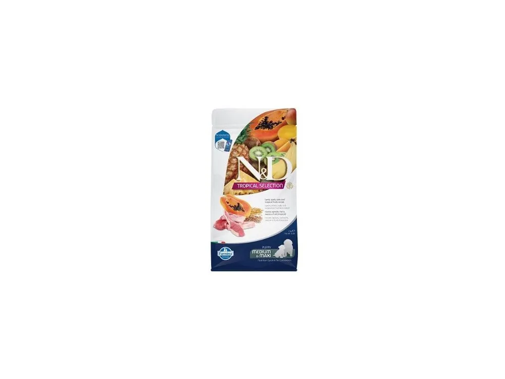 N&D TROPICAL SELECTION DOG Puppy M/L Lamb 2kg Akční Cena