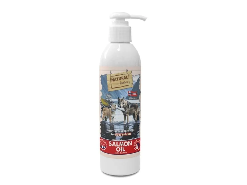 Natural Greatness lososový olej Cat & Dog, 250 ml Top Prodej