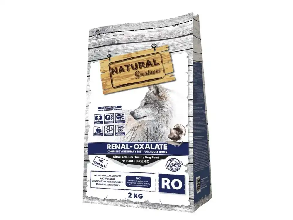 Natural Greatness RENAL - OXALATE veterinární dieta pro psy Ihned K Objednání