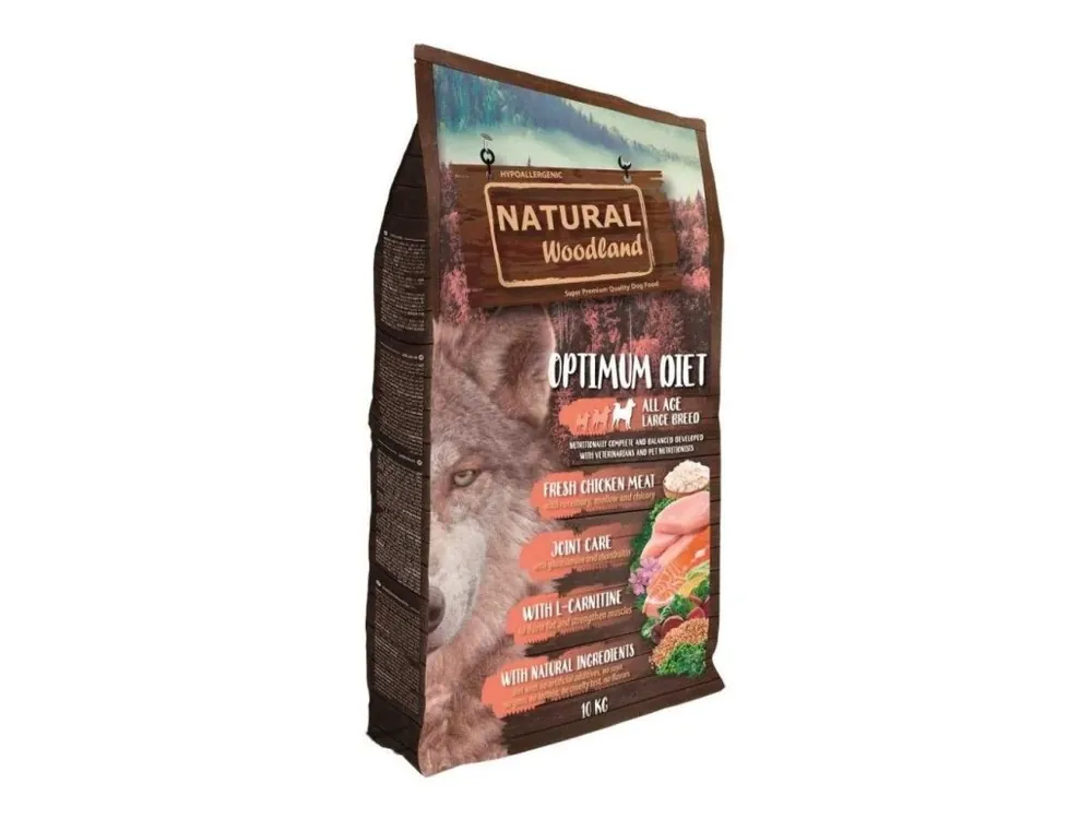 Natural Woodland Optimum Large Breed Diet 10 kg Ihned K Objednání