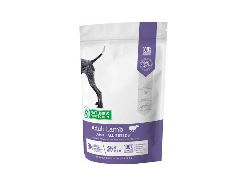 Nejlepší Volba Nature‘s Protection Dog Dry Adult Lamb 500 g