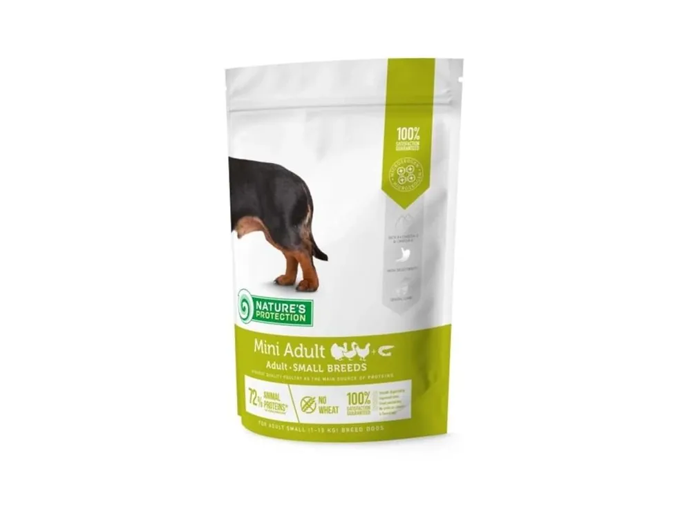 Ověřený Nature‘s Protection Dog Dry Adult Mini 500 g