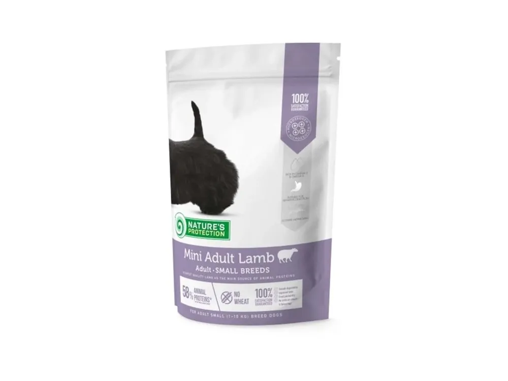 Nature‘s Protection Dog Dry Adult Mini Lamb 500 g Rychlé Dodání