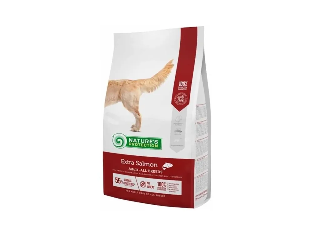 Expresní Doručení Nature‘s Protection Dog Dry Extra Salmon 2 kg