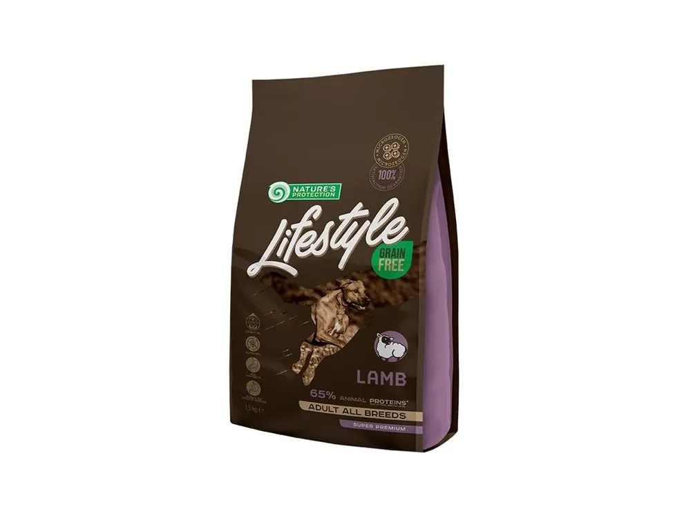 Nature‘s Protection Dog Dry LifeStyle GF Lamb 1,5 kg Speciální Cena