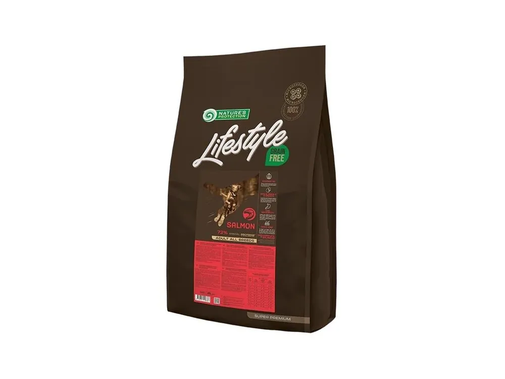 Nature‘s Protection Dog Dry LifeStyle GF Salmon 10 kg Poslední Šance