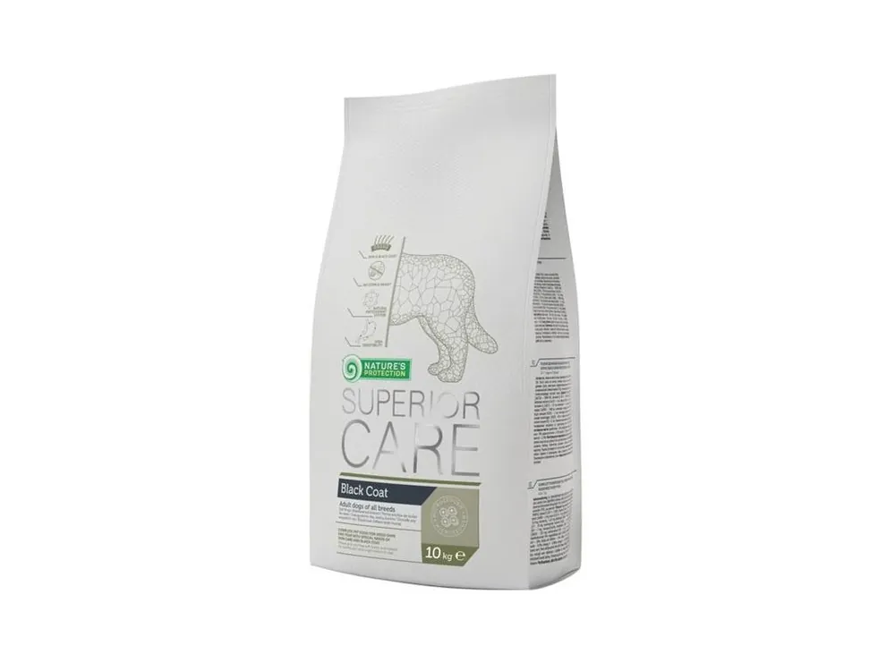 Odeslání Ihned Nature‘s Protection Dog Dry Superior Care Black Coat 10 kg