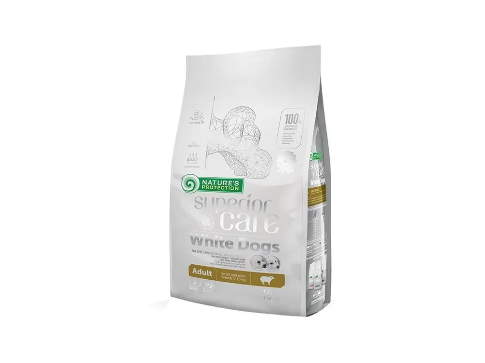 Nature‘s Protection Superior Care Dog Dry White Dogs Adult Small Breed Lamb 10 kg Rychlé Dodání
