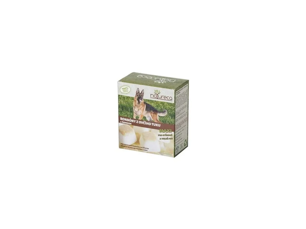 NATURECA Bonbóny z ovčího tuku s česnekem Maxi 250g Ihned K Objednání