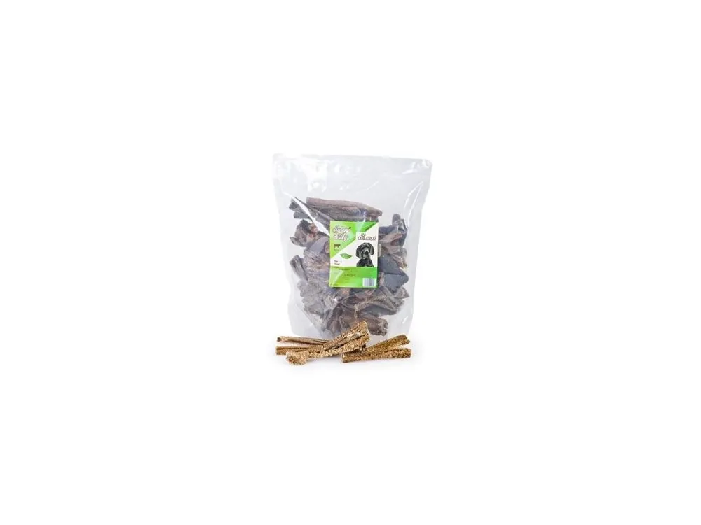 Akce NATURECA pochoutka Hovězí dršťky sušené 15cm 1kg