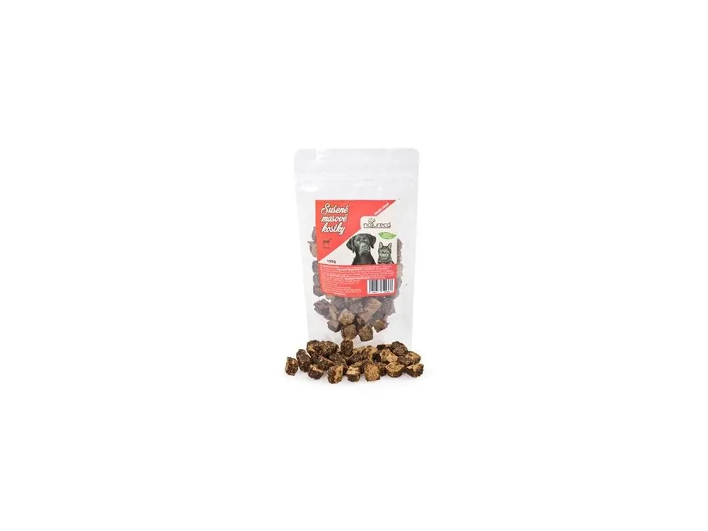 NATURECA pochoutka Masové kostky Jehně, 100%maso 150g Horká Nabídka
