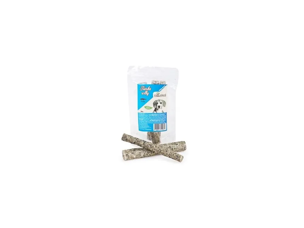 Sleva NATURECA pochoutka Rolky z tresky 3ks 75g
