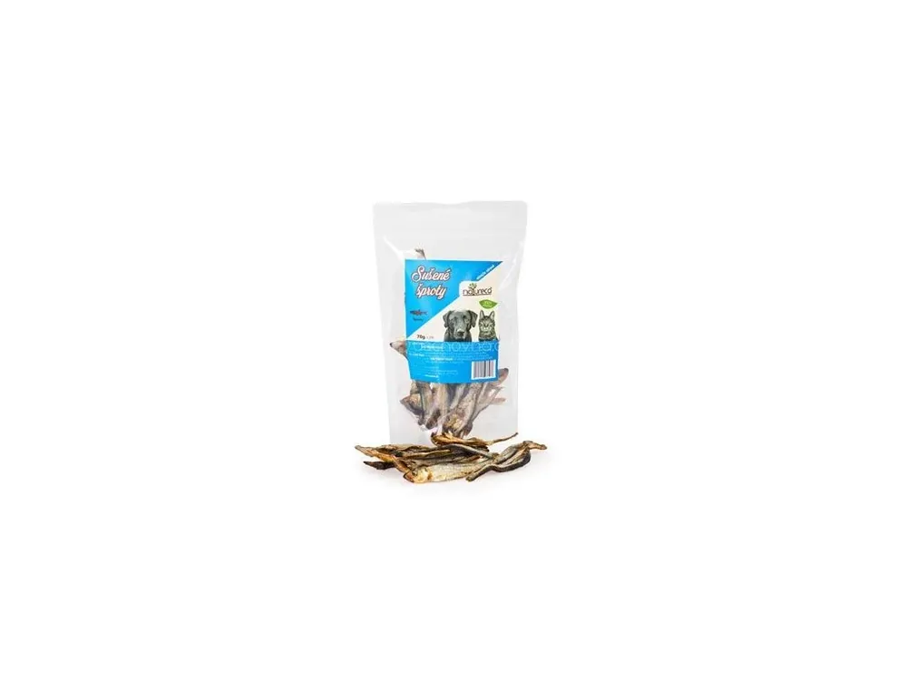 Expresní Doručení NATURECA pochoutka Šproty sušené 6-8cm 70g