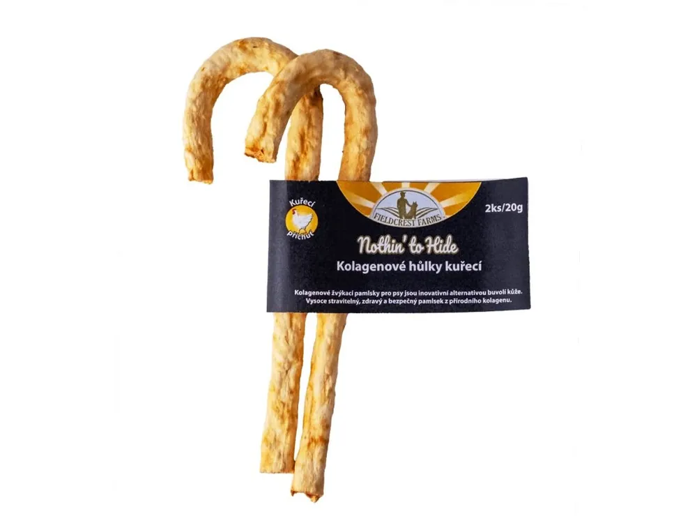 Jen Po Omezenou Doba neuvedeno Nothin‘ to Hide kolagenové Hůlky kuřecí 15cm/2ks/20g
