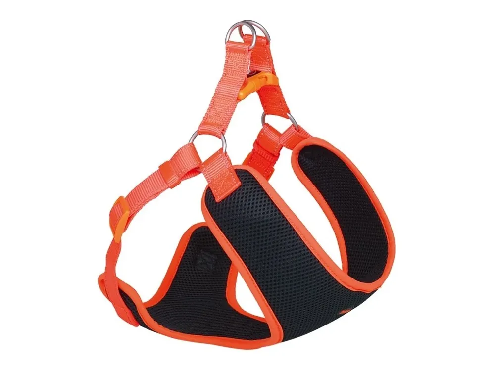 Nobby BLACK MESH REFLECT hrudní postroj L oranžová neon Koupit Online