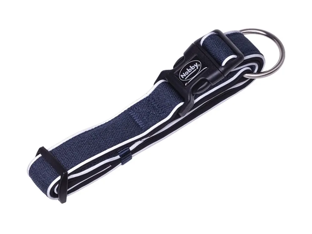 Super Cena Nobby CAYO obojek nylon reflexní modrá XS 20-30cm