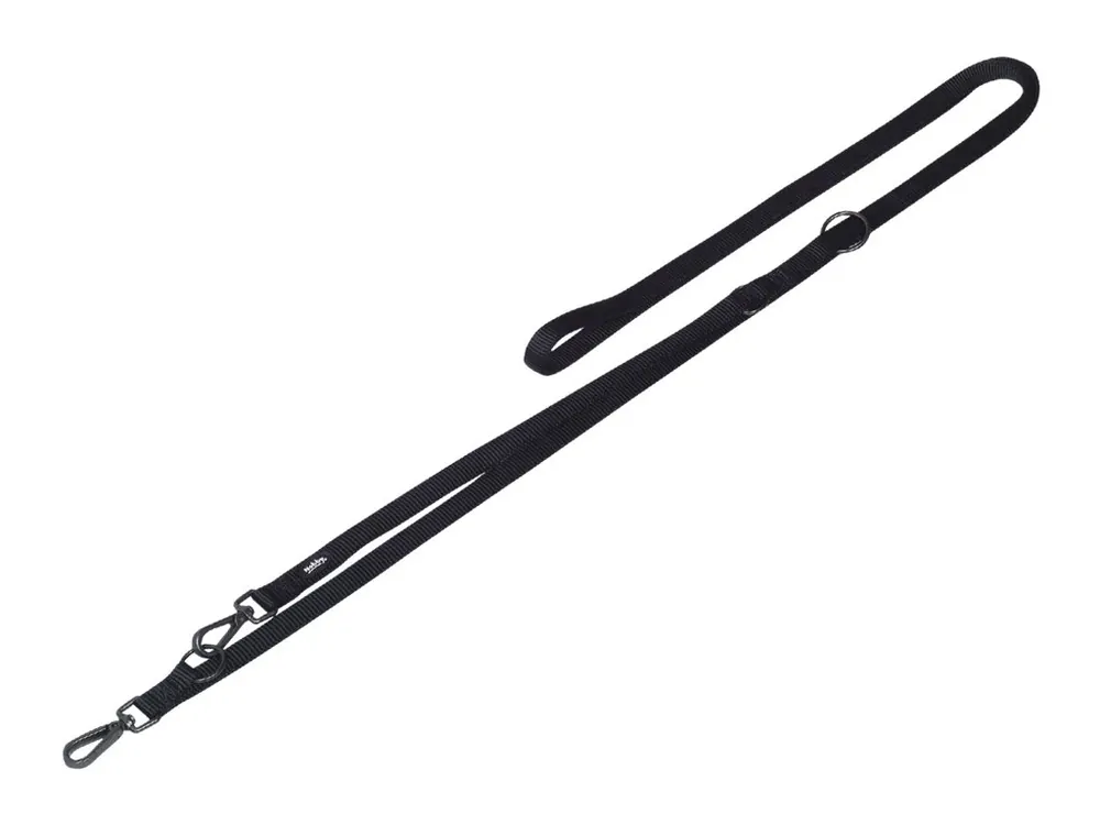 Nejprodávanější Nobby CLASSIC COMFORT vodítko nylon černá S-M 3m 20mm